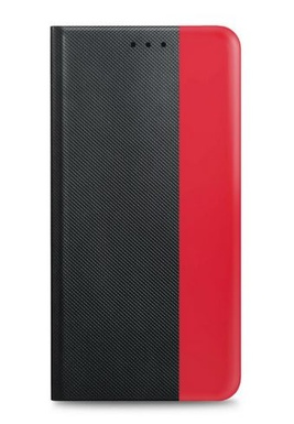 prio Book Case Fashion for iPhone 14 Pro black-red