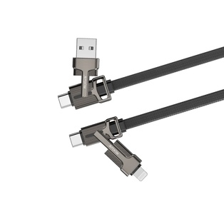 Rixus RXUC41 4 in 1 fast Charging Cable USB to Multi Ports