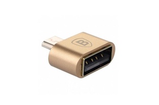 Adapter BASEUS Micro OTG MicroUSB - USB Gold