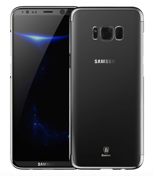 Galaxy S8 Ultra Slim Glitter Case Black Baseus